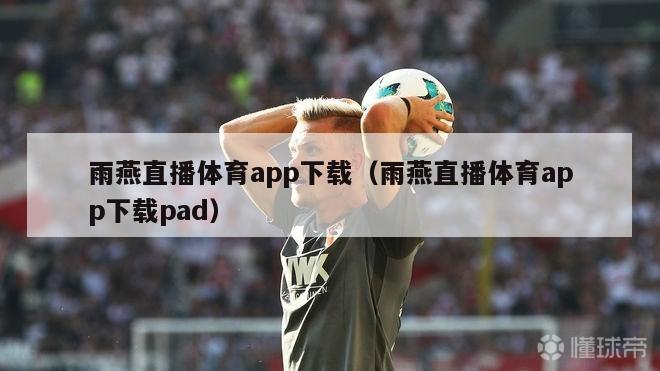 雨燕直播体育app下载（雨燕直播体育app下载pad）